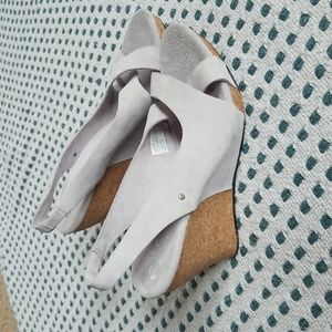 UGG Suede Slingback Wedges